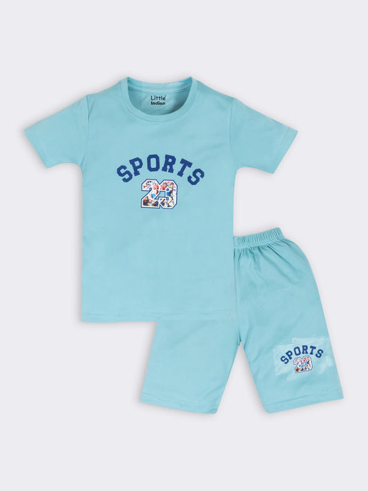 Boys Sports Baba Suit Set