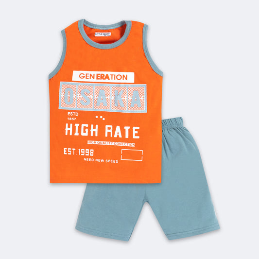 Boys Sleeveless Sando Set