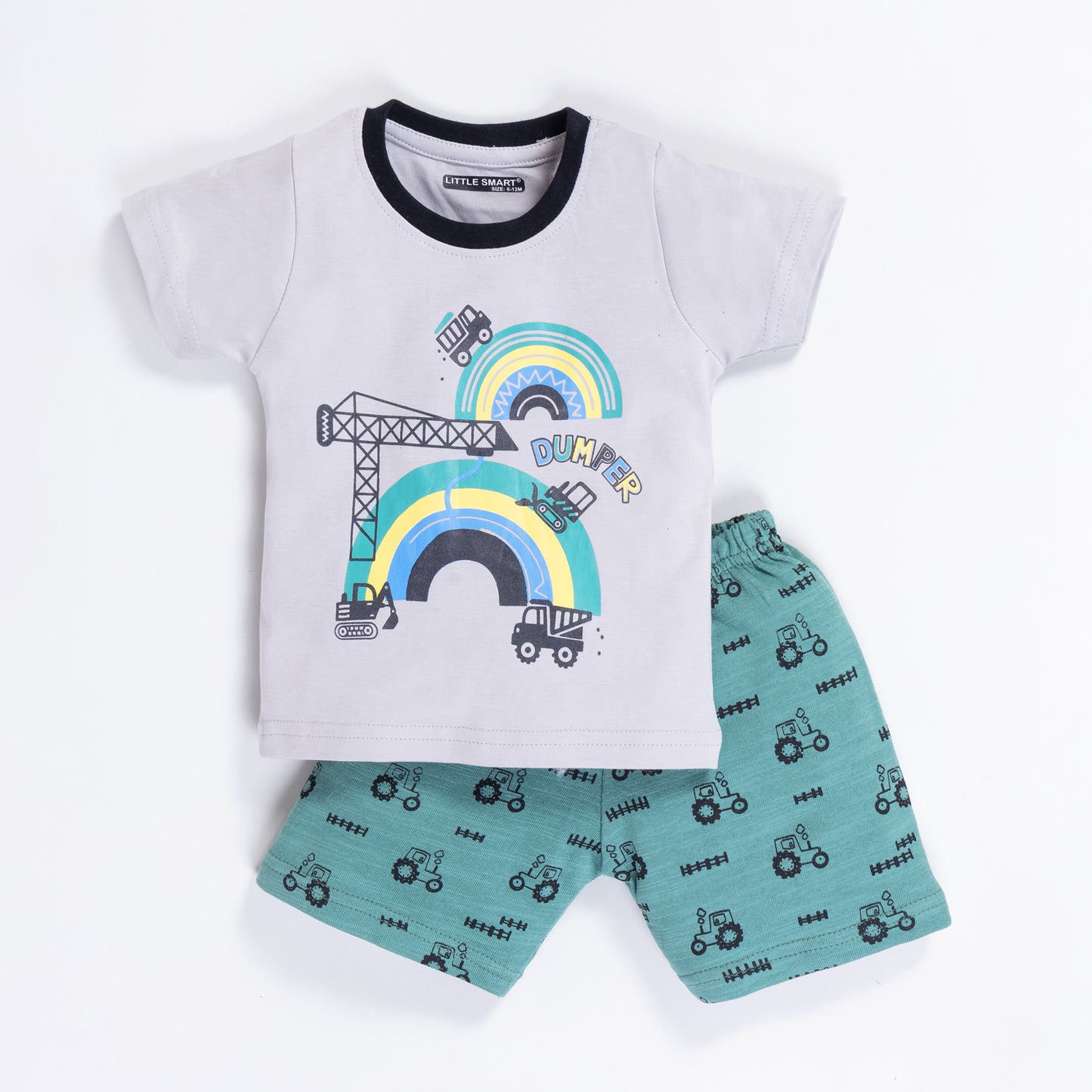 Boys Printed Baba Suit Set