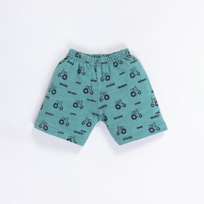 Boys Printed Baba Suit Set