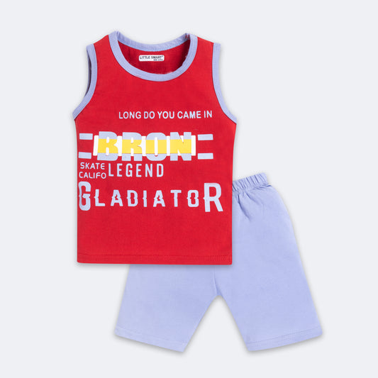 Boys Sleeveless Sando Set