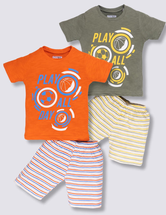 Boys Cotton Baba Suit Set