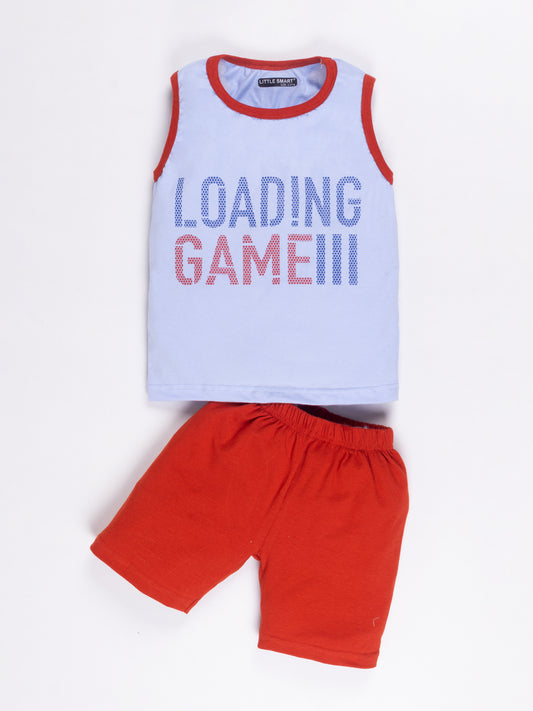 Boys Sleeveless Sando Set