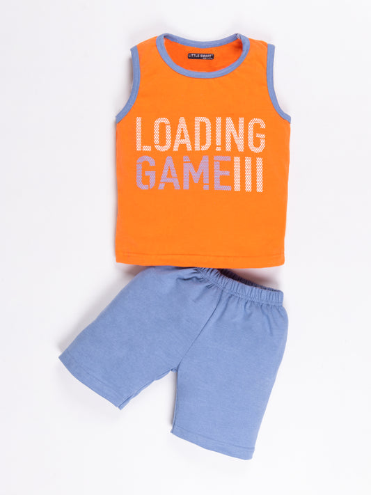 Boys Sleeveless Sando Set