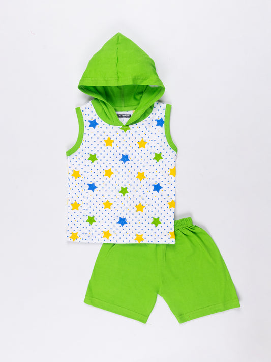 Cotton Hooded Sando Set