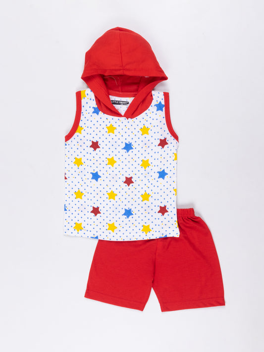 Cotton Hooded Sando Set