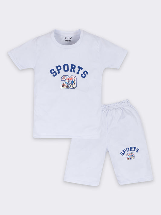 Boys Sports Baba Suit Set