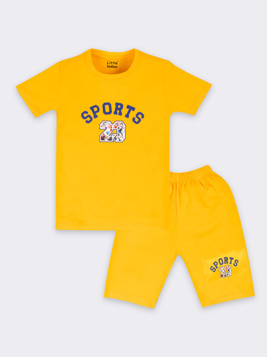 Boys Sports Baba Suit Set