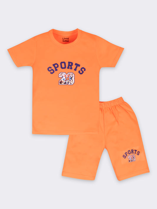 Boys Sports Baba Suit Set