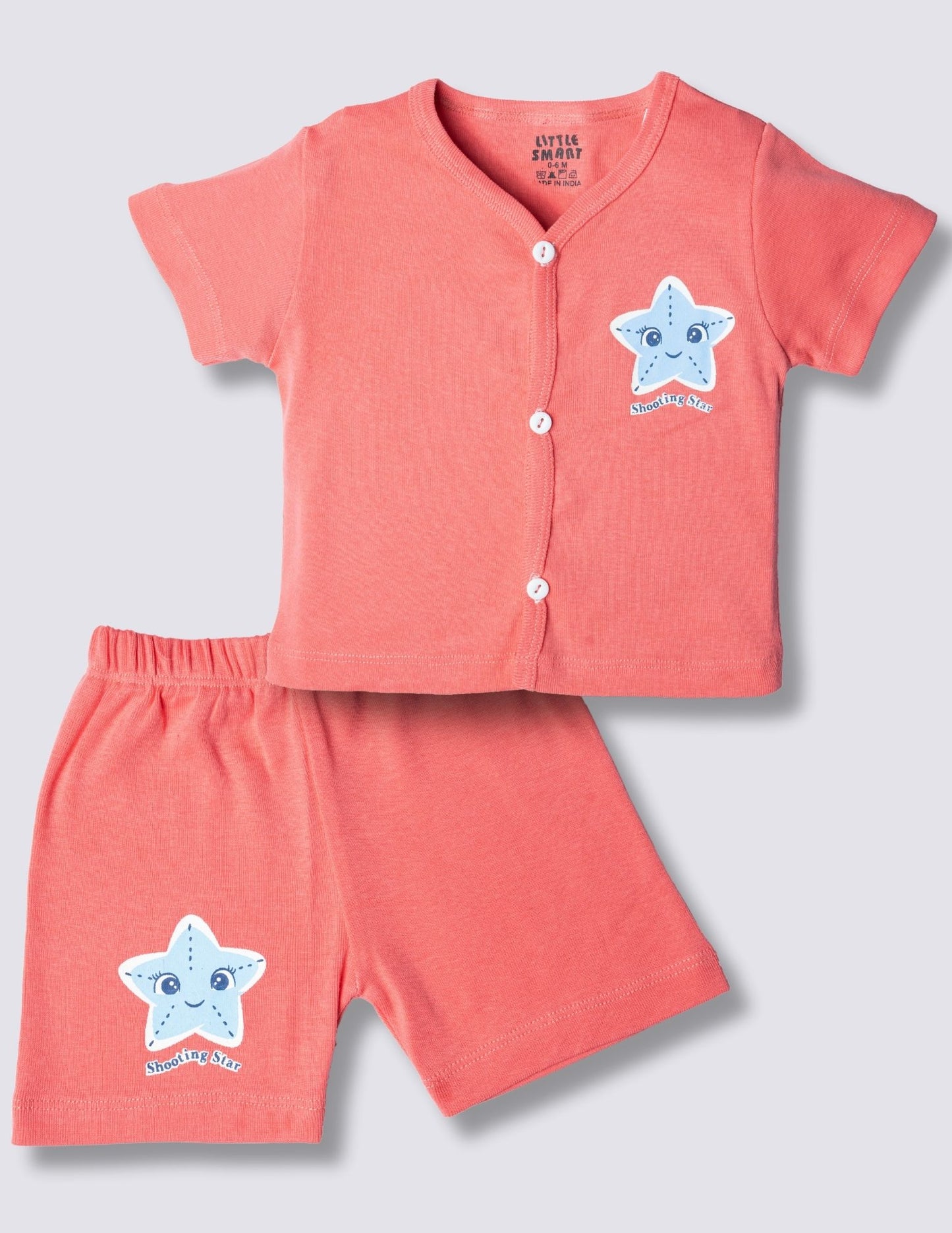 Cotton Baby Boys Jhabla Set