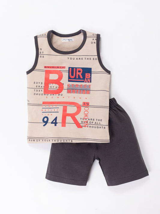 Boys Sleeveless Sando Set