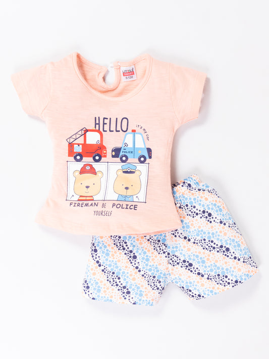 Cotton Printed Top & Pant Set