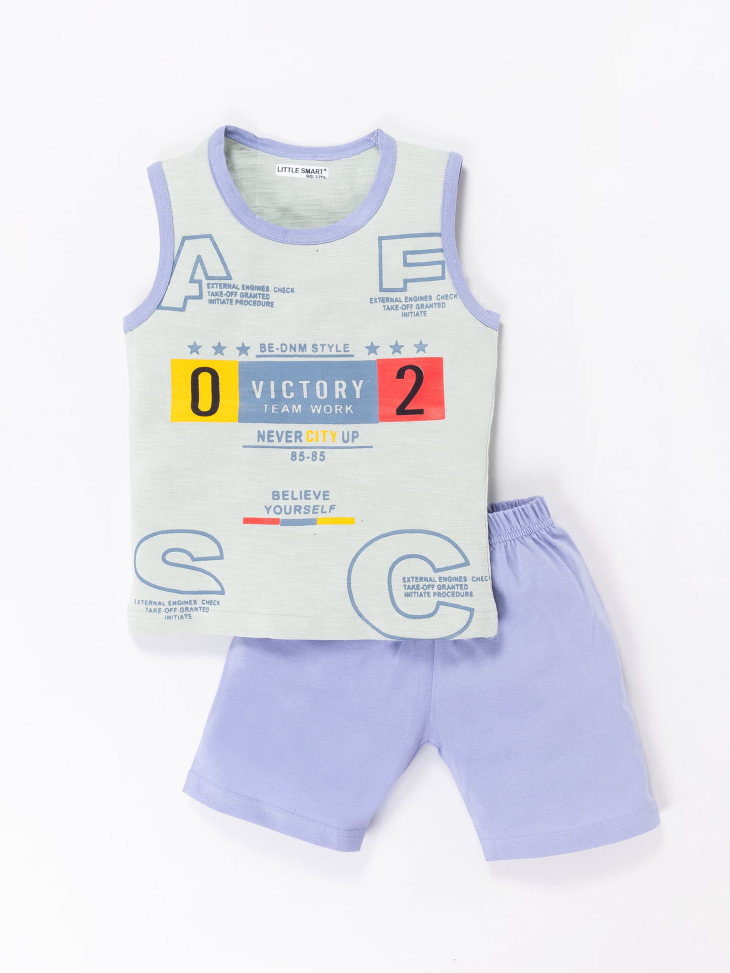 Boys Sleeveless Sando Set