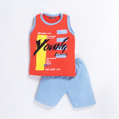 Boys Sleeveless Sando Set