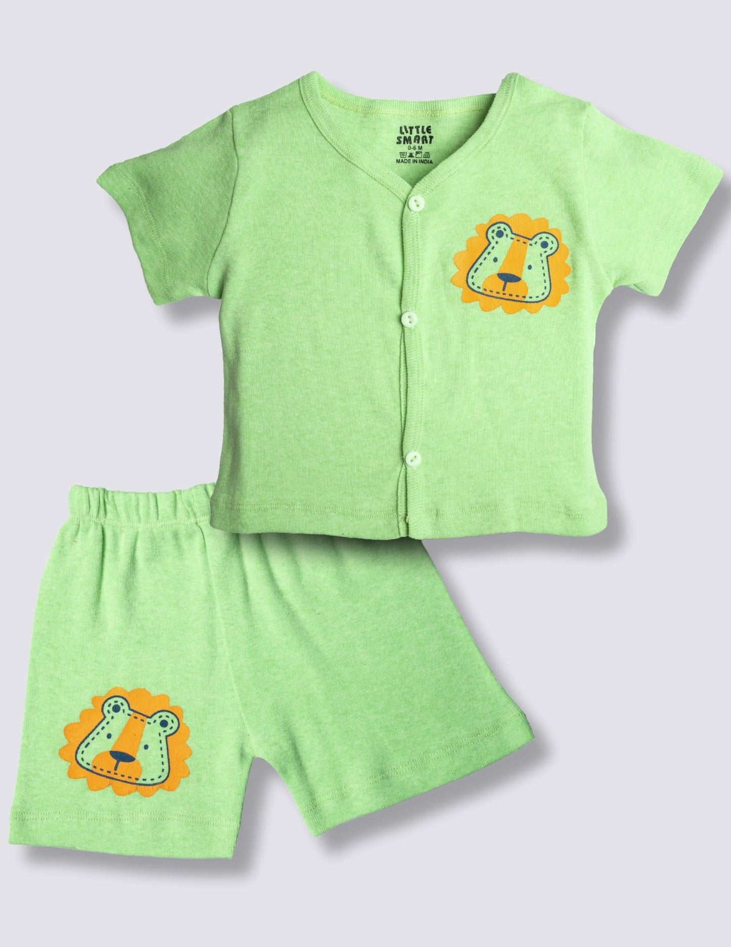 Cotton Baby Boys Jhabla Set