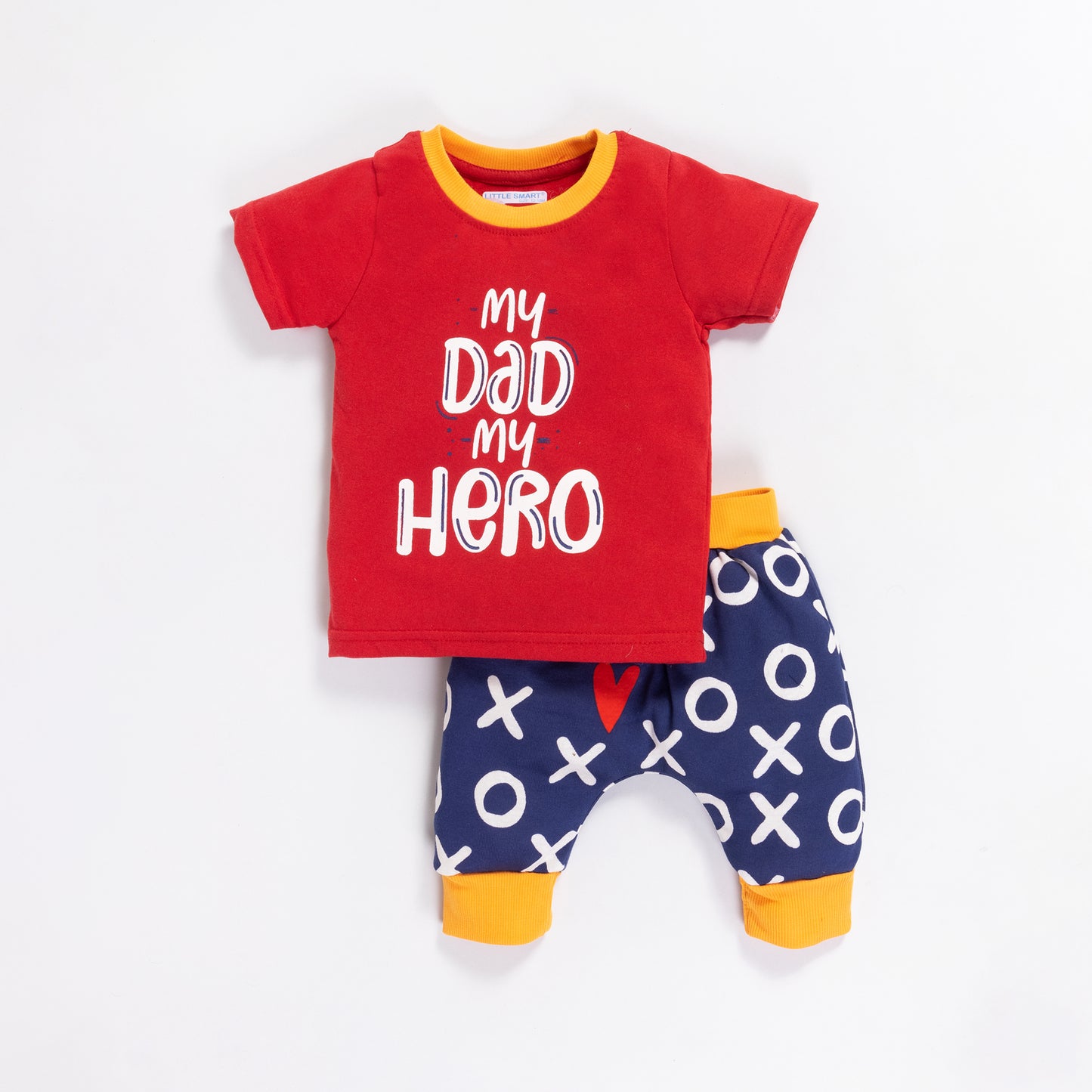 Boys Printed Diaper Baba Suit Set