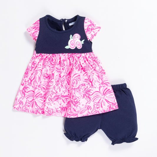 Cotton Frock & Hot Pant Set