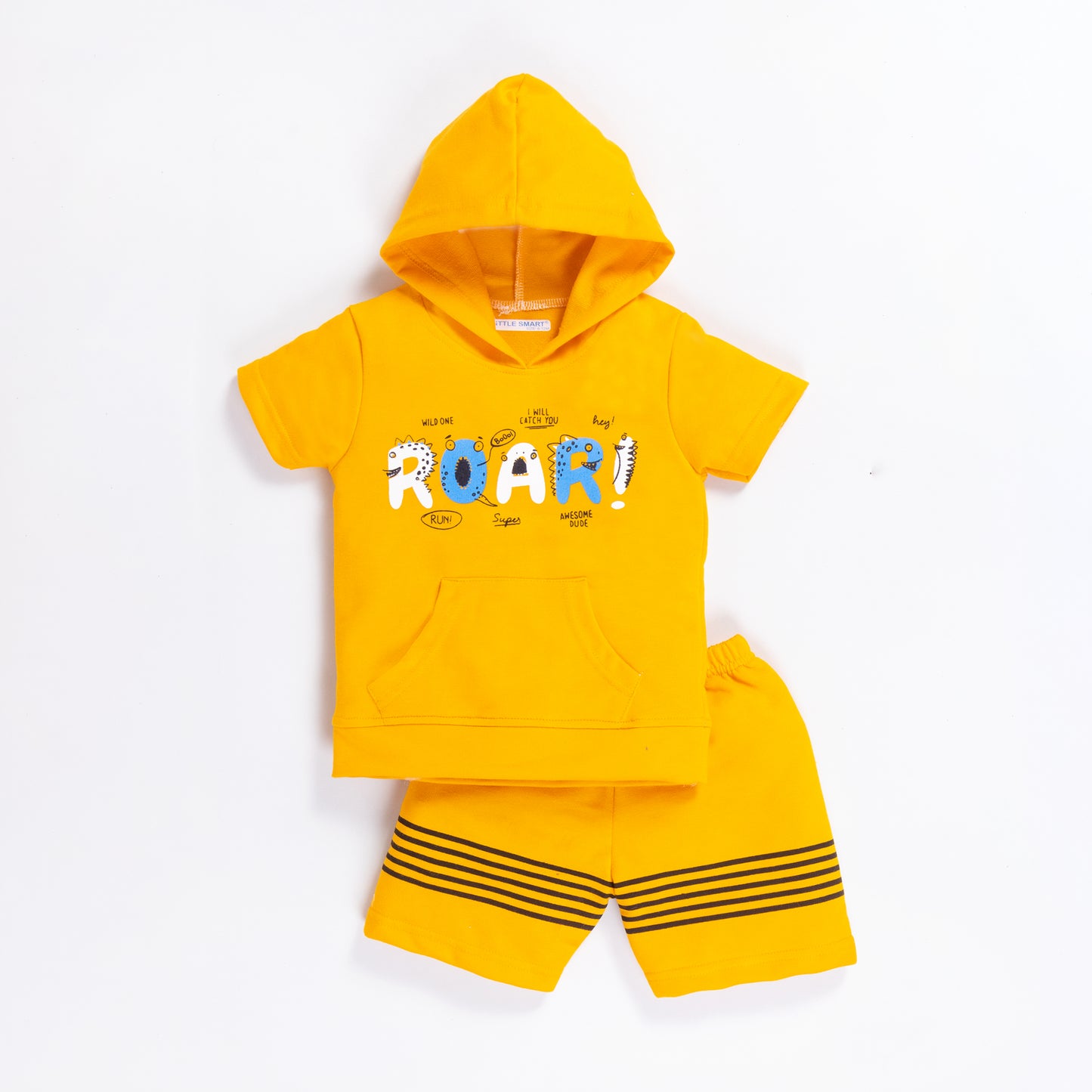 Boys Hooded Baba Suit Set