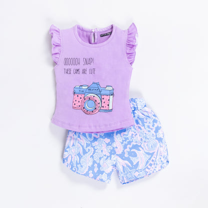 Cotton Printed Top & Pant Set