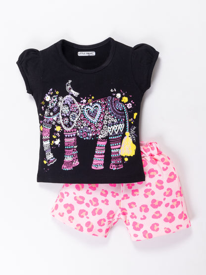 Cotton Printed Top & Pant Set