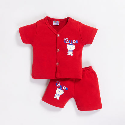 Cotton Baby Boys Jhabla Set