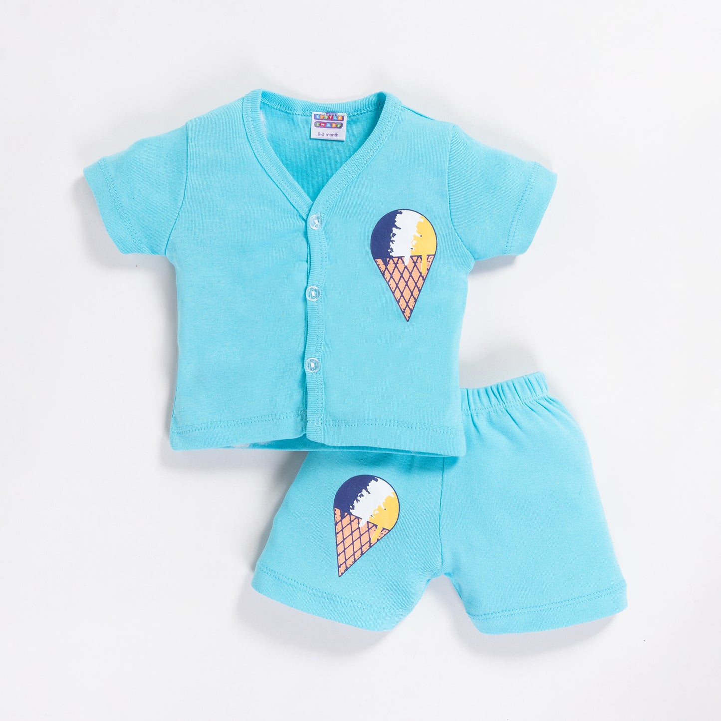 Cotton Baby Boys Jhabla Set